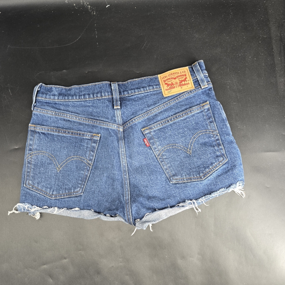 Levi's Women's Blue Denim Shorts 28W